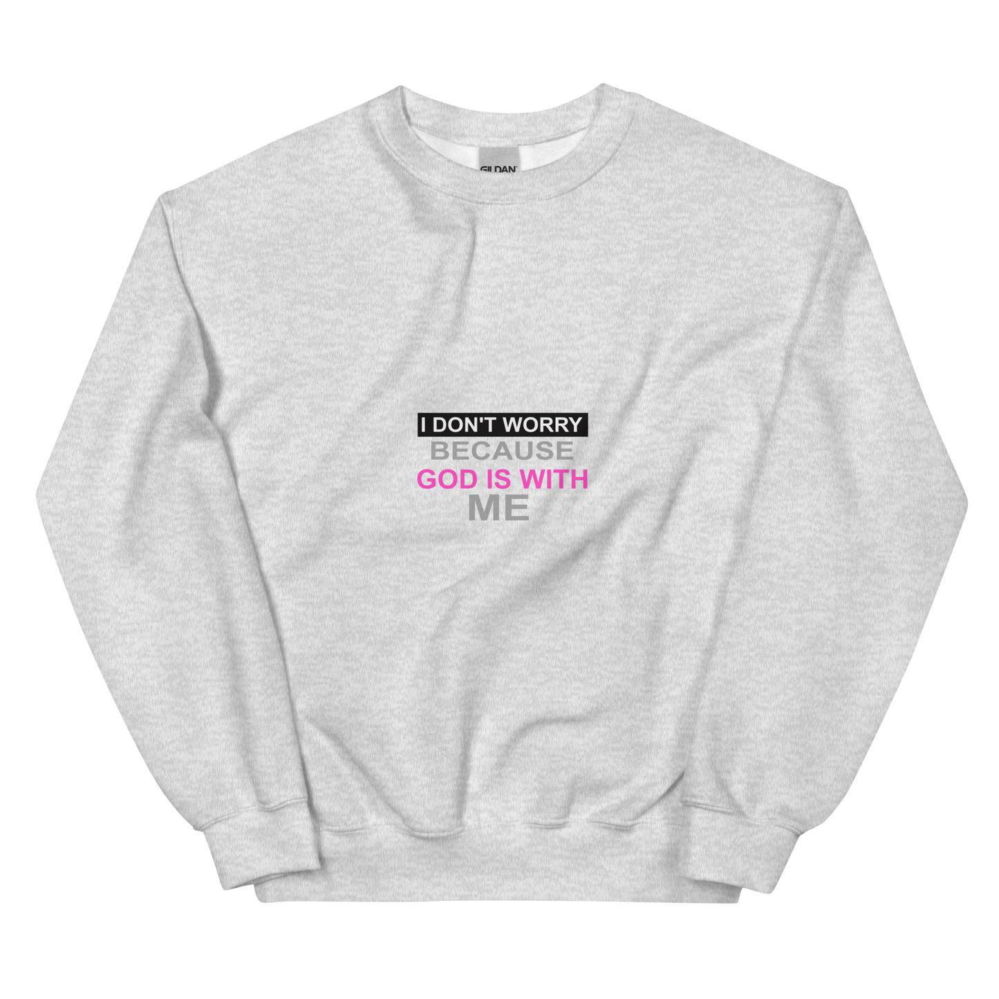 I Don't Worry Christian Crewneck
