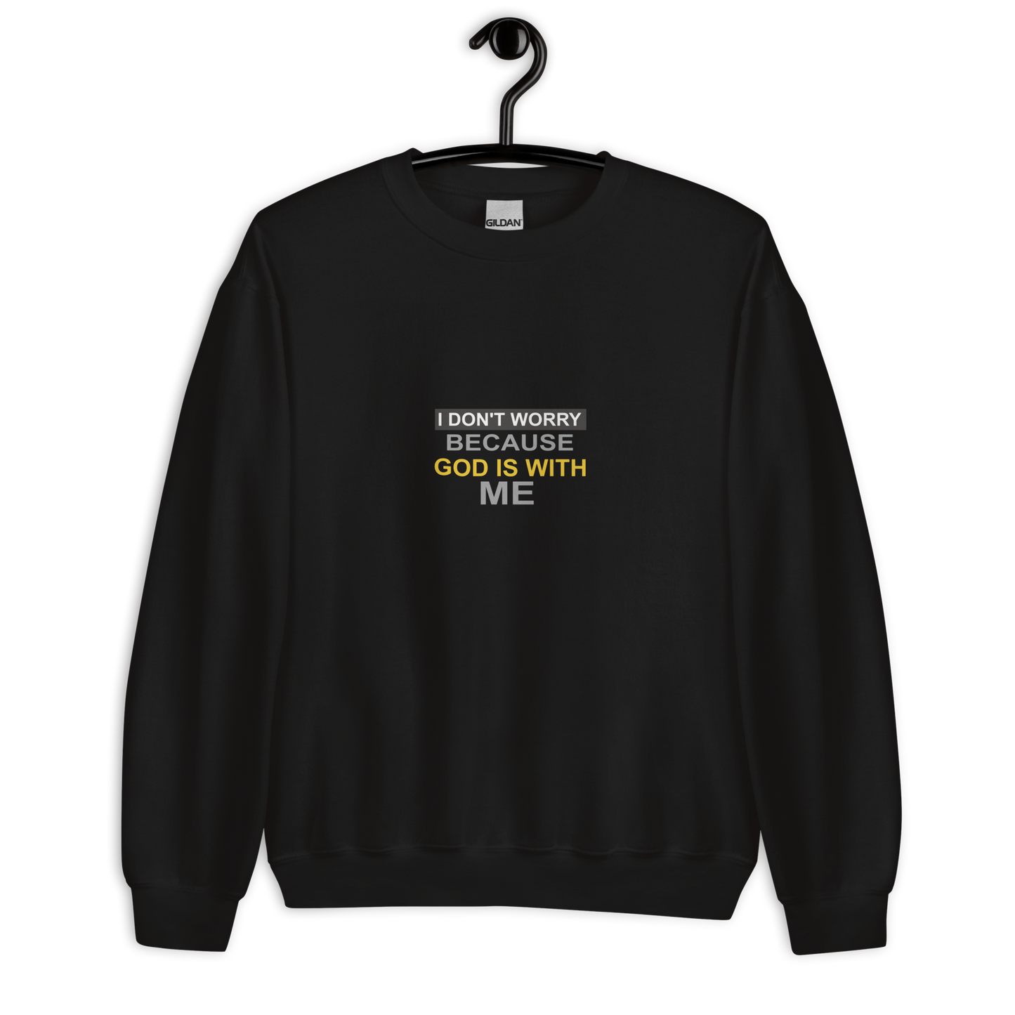 I Don't Worry Christian Crewneck