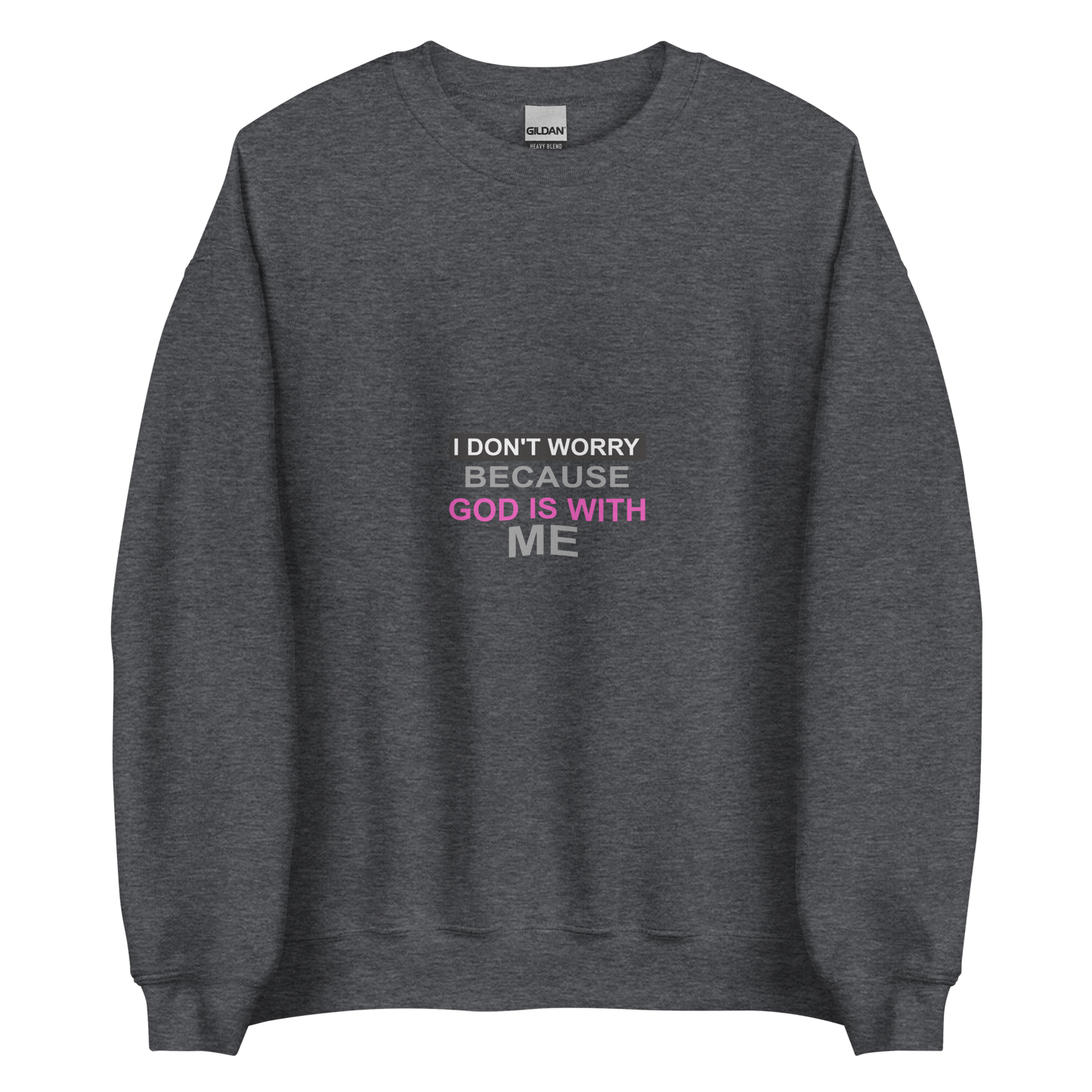 I Don't Worry Christian Crewneck