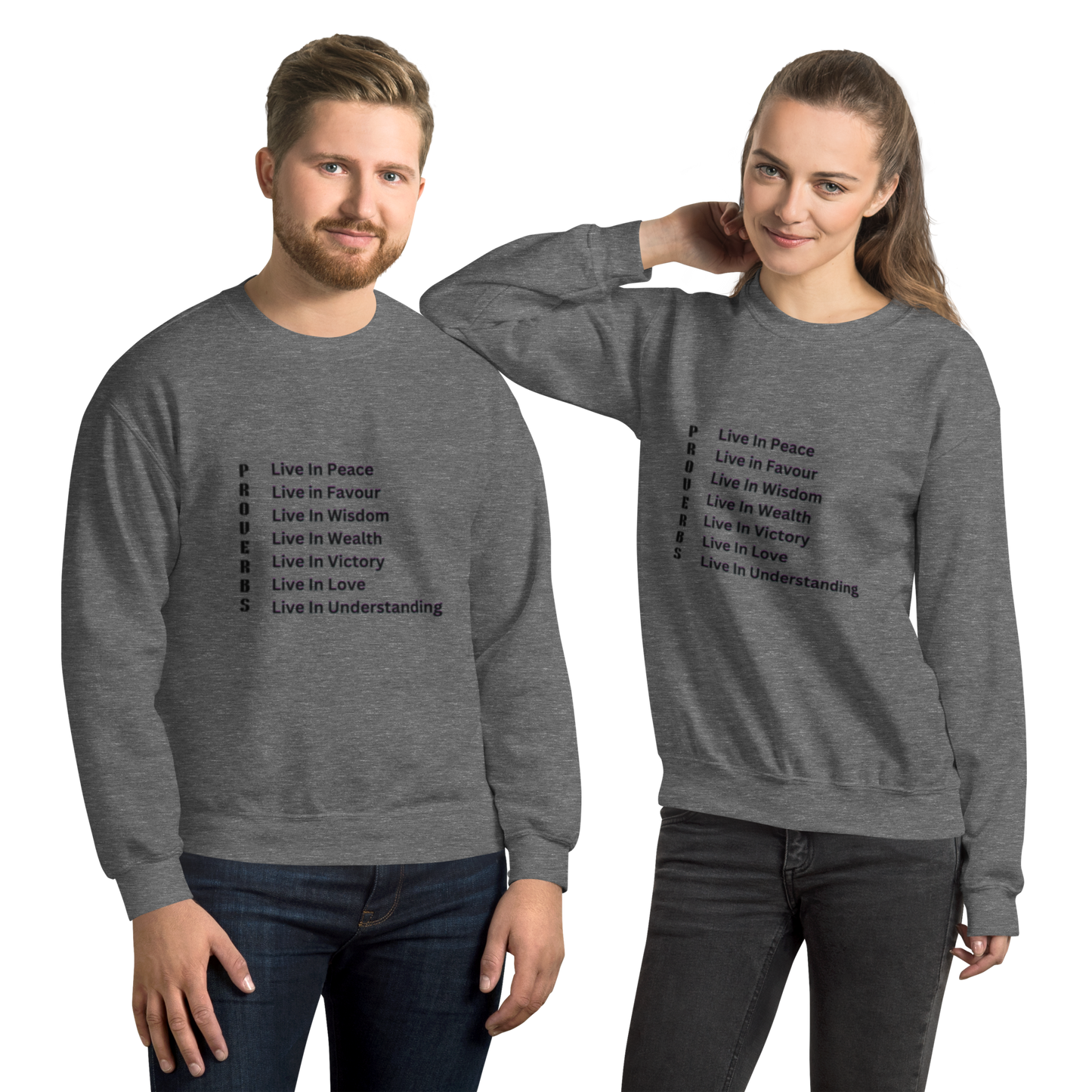 Proverbs Scripture Crewneck