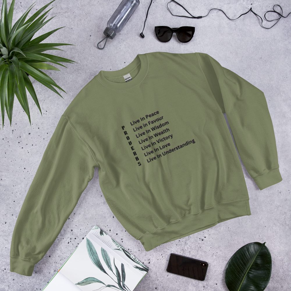 Proverbs Scripture Crewneck