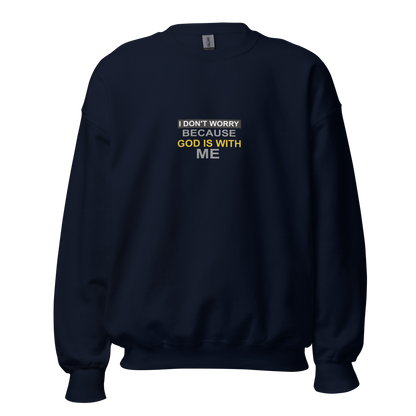 I Don't Worry Christian Crewneck