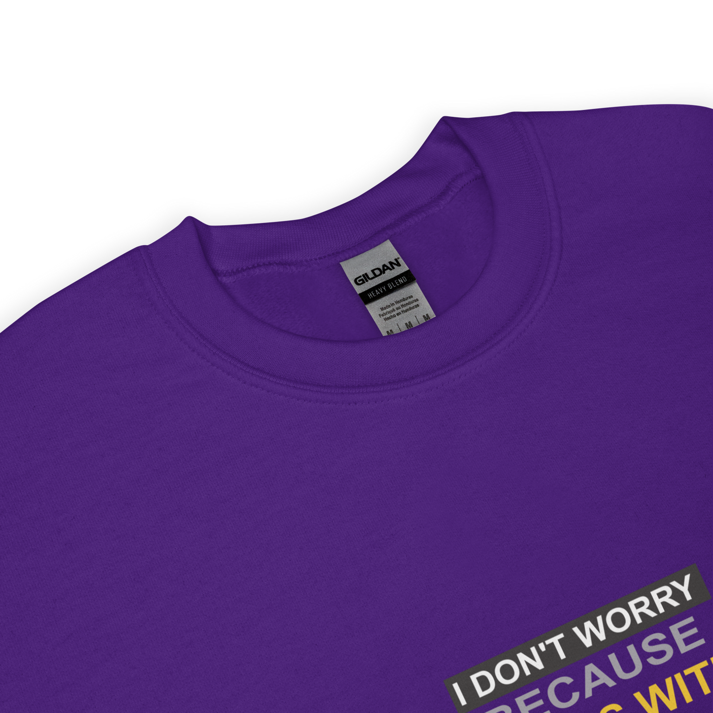 I Don't Worry Christian Crewneck