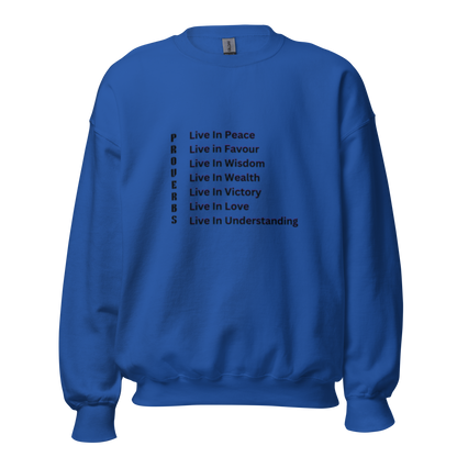 Proverbs Scripture Crewneck
