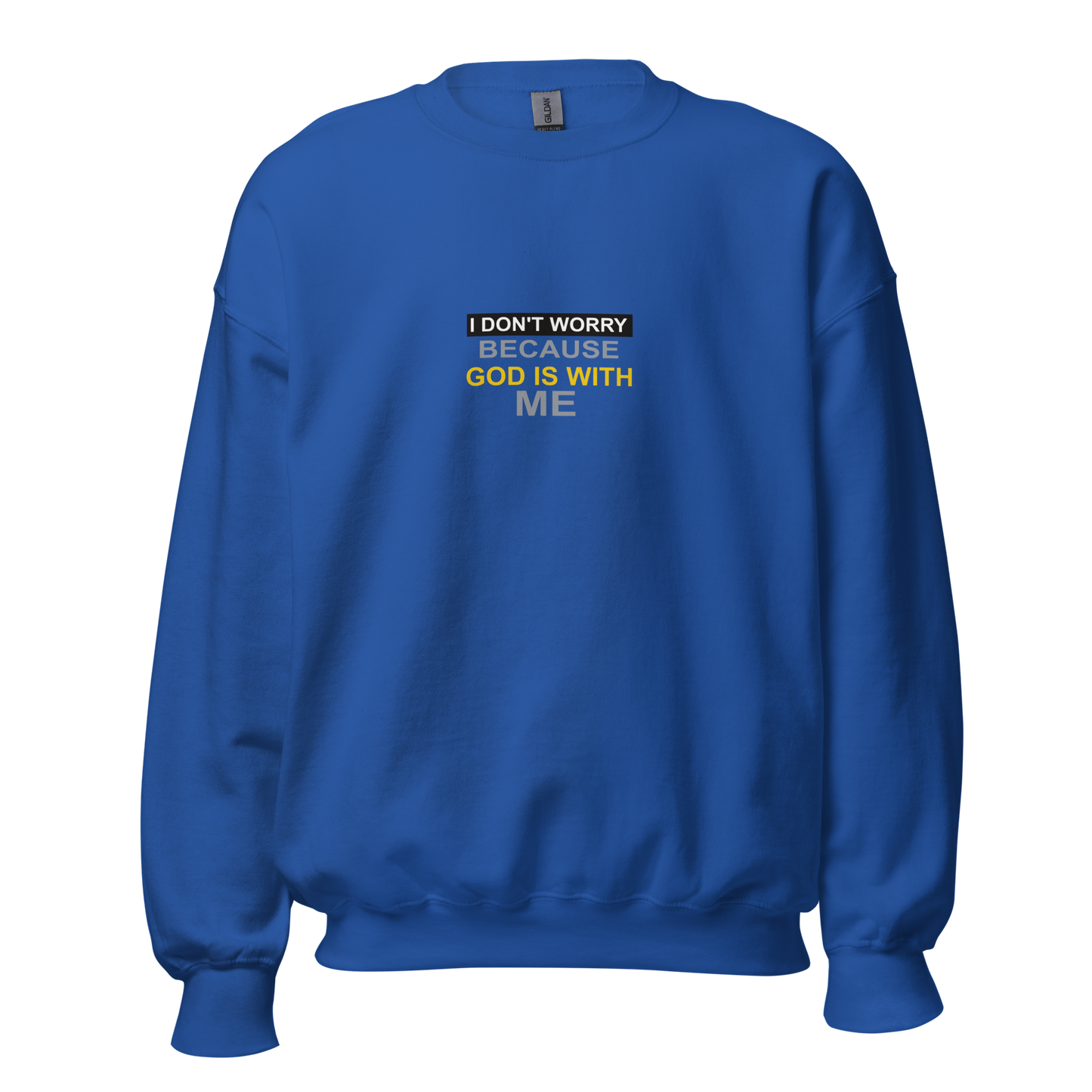 I Don't Worry Christian Crewneck