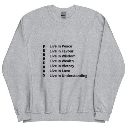 Proverbs Scripture Crewneck