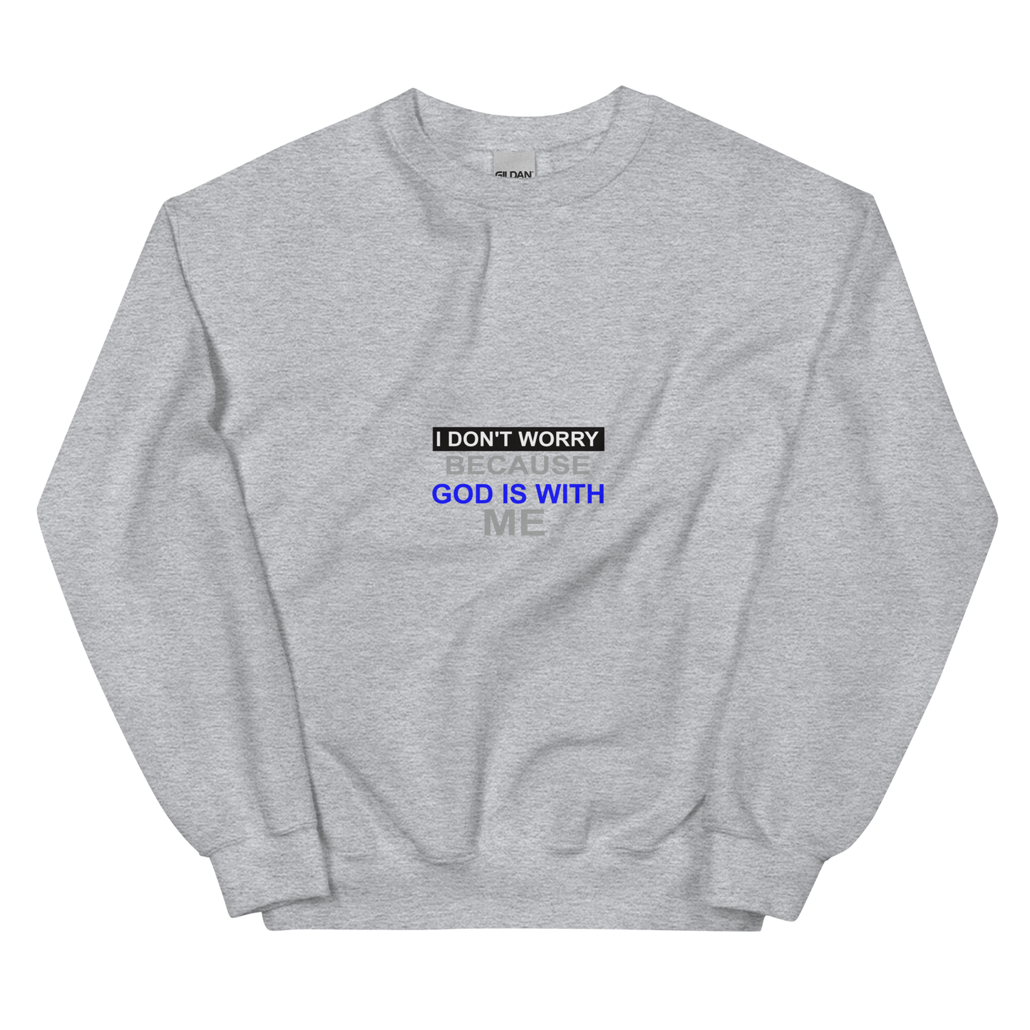 I Don't Worry Christian Crewneck