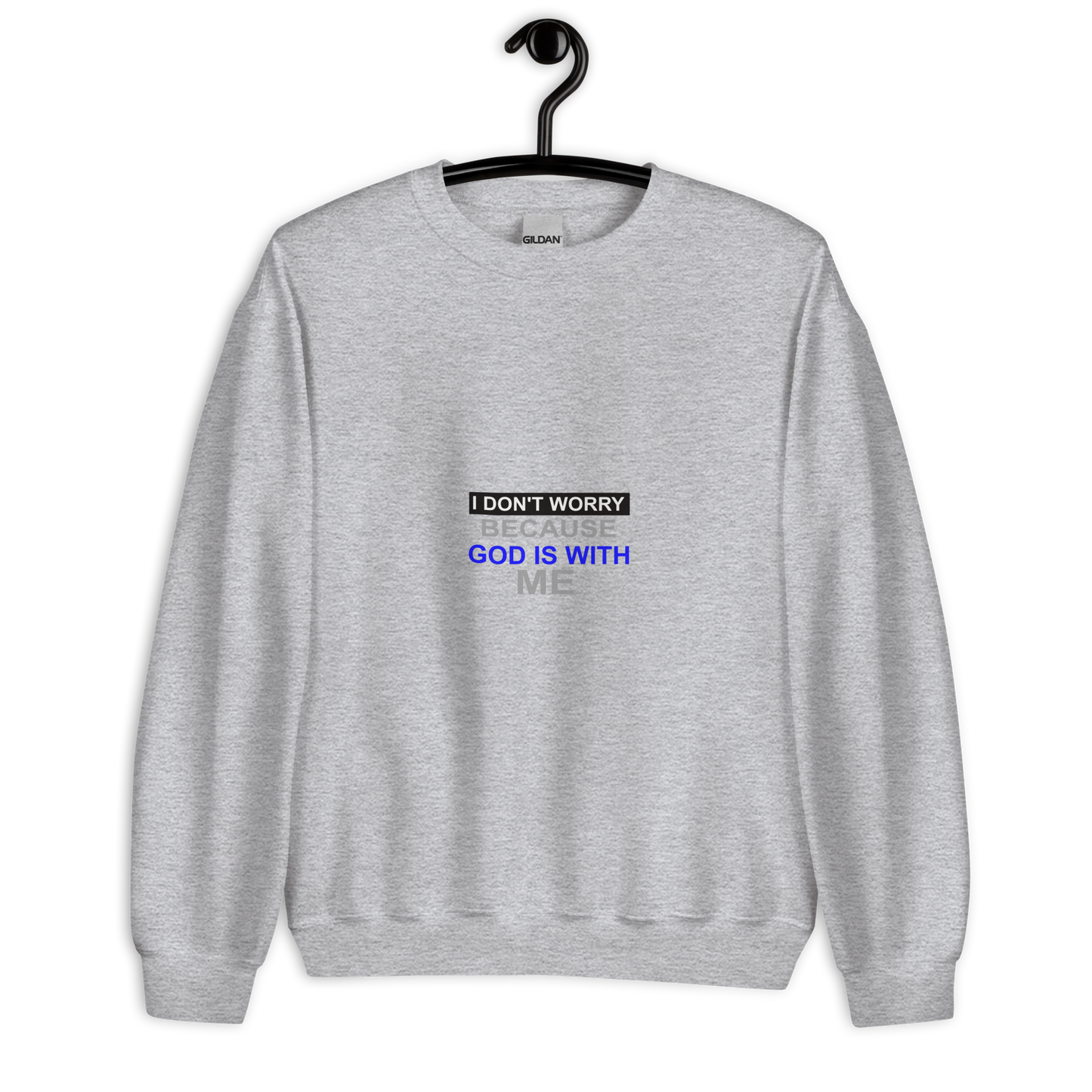 I Don't Worry Christian Crewneck