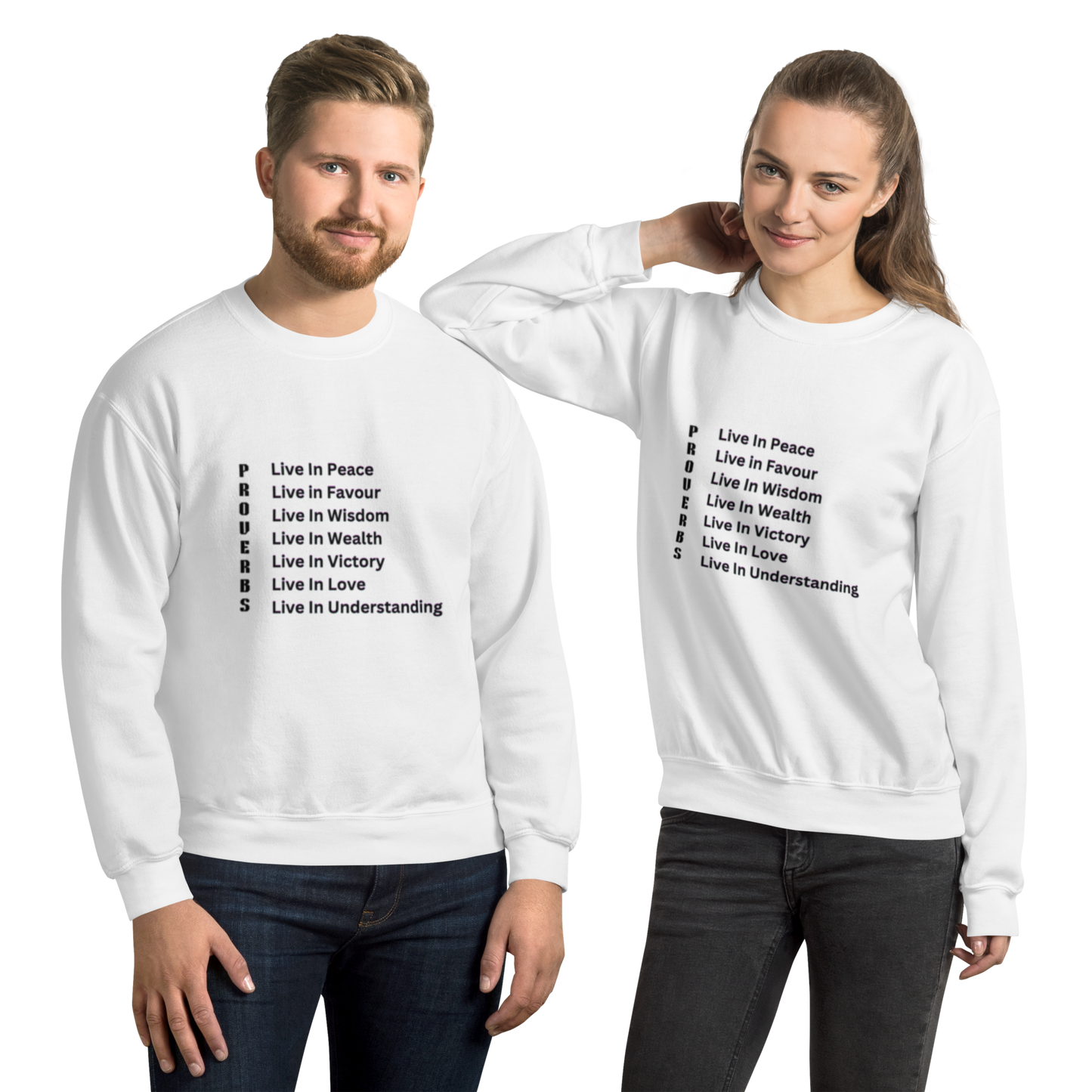 Proverbs Scripture Crewneck